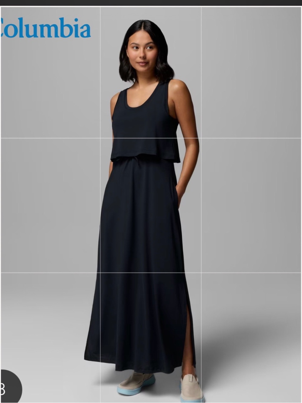 Columbia Women's PFG Freezer Maxi Dress Black